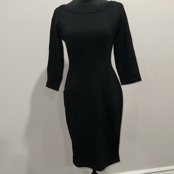 Black Knit Dress - Picture 3 of 11